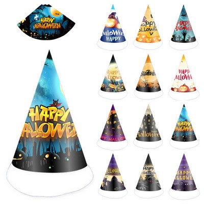 Custom Halloween Paper Party Hat
