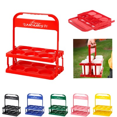 Foldable Plastic Drink Carrier Holder