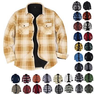 Men's Flannel Shirt Jacket