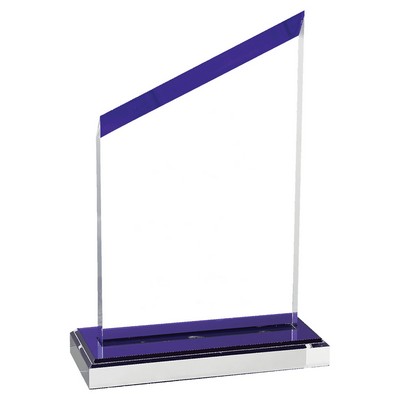 Radiance Purple Mirror Acrylic Award, 8.5"H
