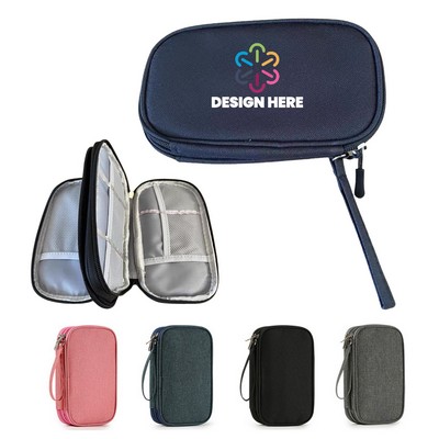 Portable Storage Bag Data Cable Case