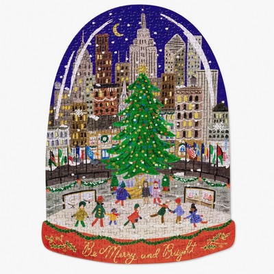 Custom Shaped 90 Piece Paper Jigsaw Puzzle 10.63 x 8.5"