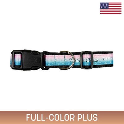 1" Sublimated Pet Collar w/ Nickel-Plated Hardware