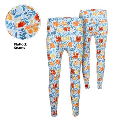 Women's High Waist Custom Yoga Leggings (Full Color)