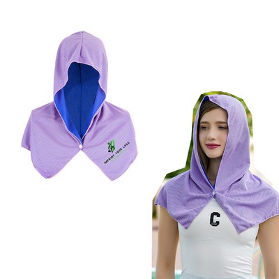 Cooling Hoodie Towel with Sun Protection
