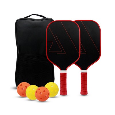 Fiberglass Sports Pickleball Set W/ Carrying Bag