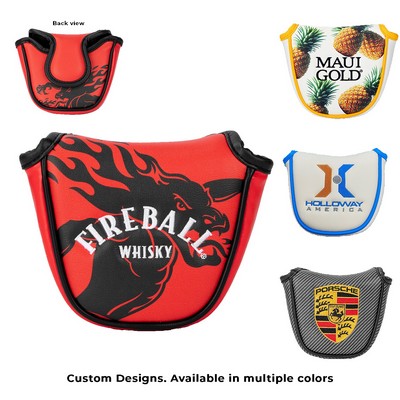 Dual Decoration Mallet Putter Head Cover