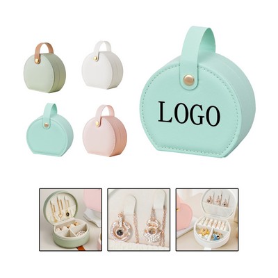 Semi Circular Portable Jewelry Case