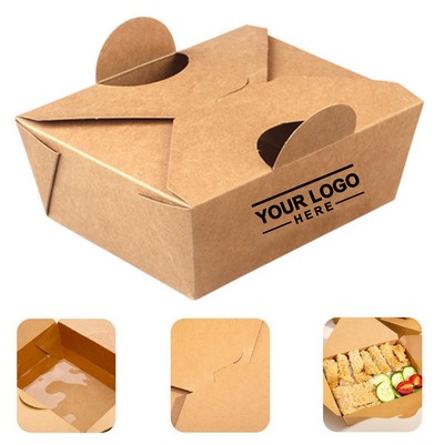 Kraft Paper Takeout Food Box