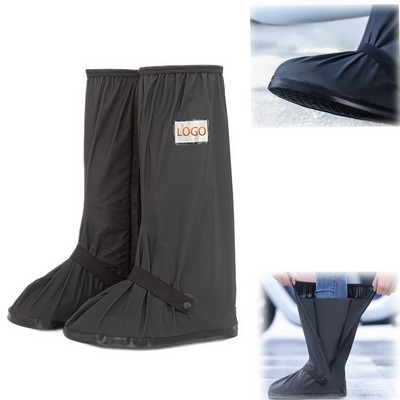 Thickened Waterproof Shoe Cover With Safety Reflective Strip