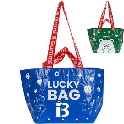 Eco Friendly Reusable PP Woven Tote Bag