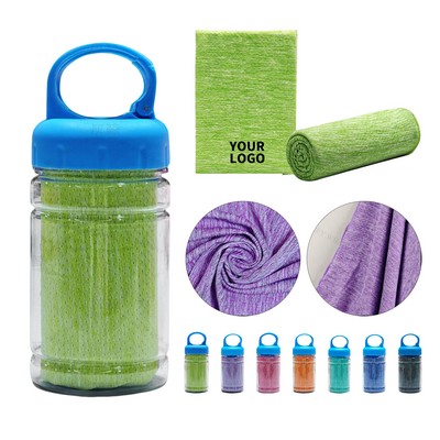 Microfiber Sports Cooling Towel Eleven Point Eight Inches Length Thirty One Point Five Inches Width