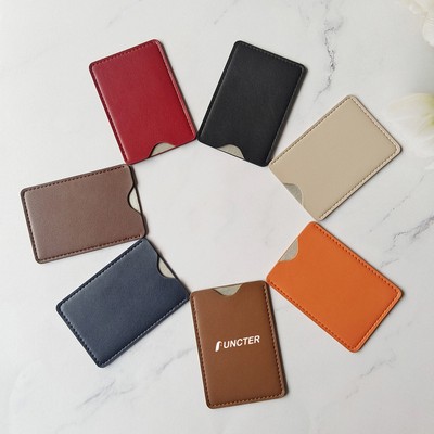RFID PU Leather Card Sleeve