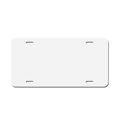 Aluminum License Plate- Size: W12"xH6"