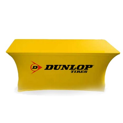 6' Full Color Polyester and Spandex 180GSM (5.3oZ) Table Cover