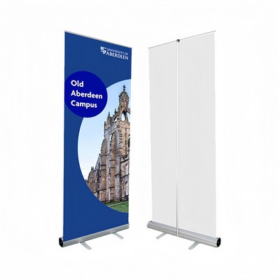 Retractable Banner Stand With Graphic