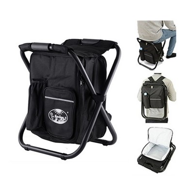 Folding Chair with cooler backpack