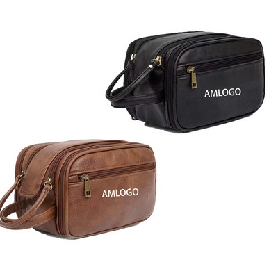 Men's Leather Dopp Kit