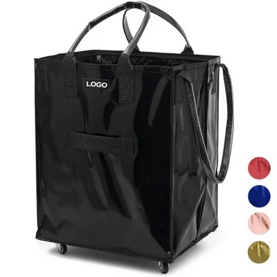 Rolling Tote Shopping Bag