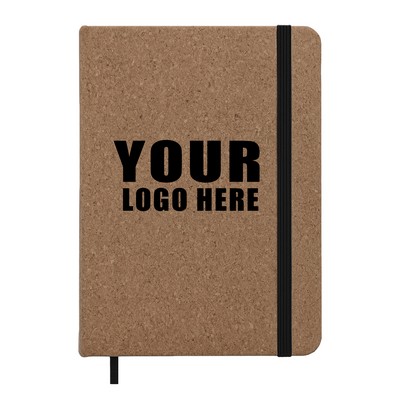 A6 Cork Cover Notebook 160 Pages