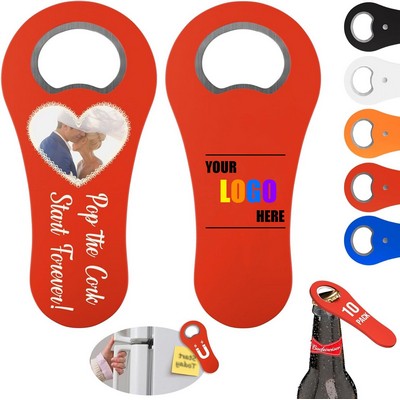Colored Magnetic Bottle Opener for Refrigerator
