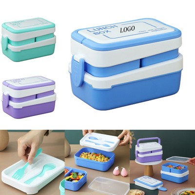 Double-Layer Lunch Box for Office Professionals