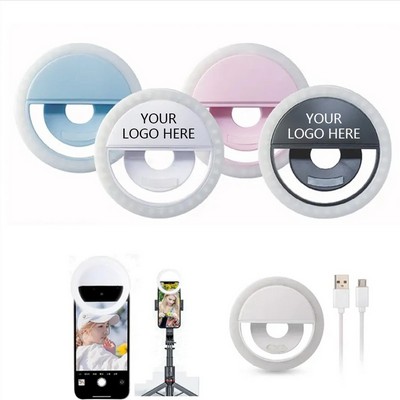 Clip-On Rechargeable Ring Light