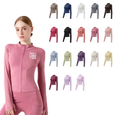 Women's High Stretch Yoga Jacket(S)