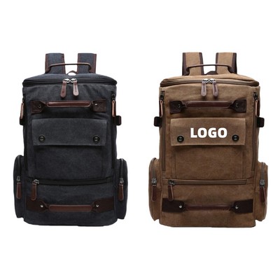 PU Leather Travel Backpack