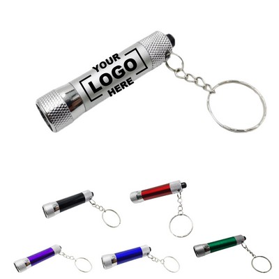 Aluminum Alloy Mini 3 led Keychain Light