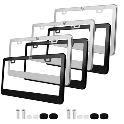 Slotted License Plate Frame