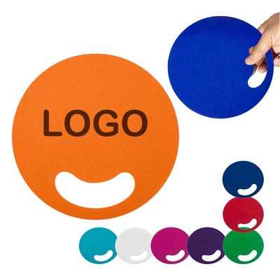 Round Plastic Hand Fan