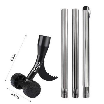 44" Detachable No Bending Rolling Weeder Tool