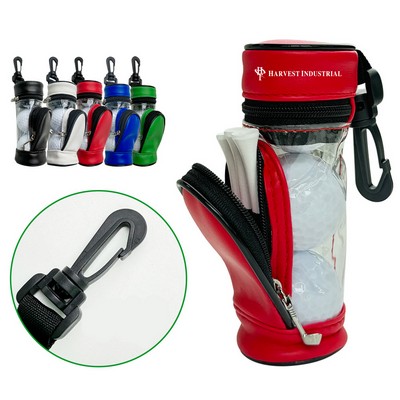 Mini PVC Golf Ball Pouch