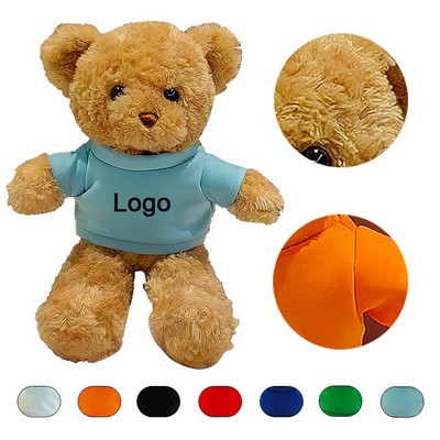 Plush Tiny Stuffed Soft Teddy Bear with T-Shirt Clothes