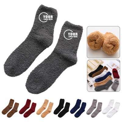 Coral Fleece Warm Short Socks Soft Cozy Feel