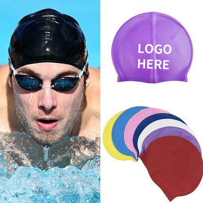 Durable Waterproof Silicone Swim Cap