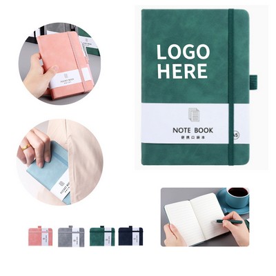 Compact A7 Leather Pocketbook