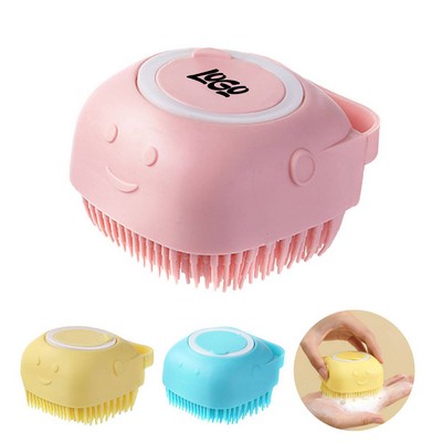 Soft Silicone Dog Shampoo Brush
