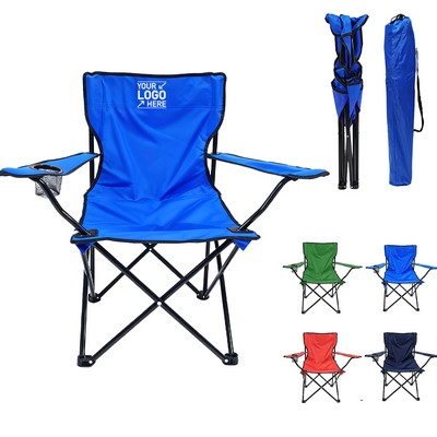 Foldable Camping Chair W/Cup Holder