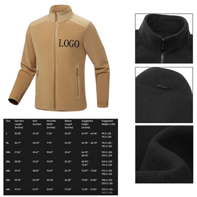 Graphene Thickened Men's Fleece Jacket (L-6XL)