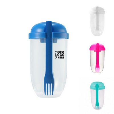 Salad Shaker Cup w/ Fork