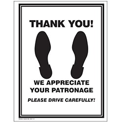 CAATS® - Foot Print Paper Floor Mats 500 Per Box