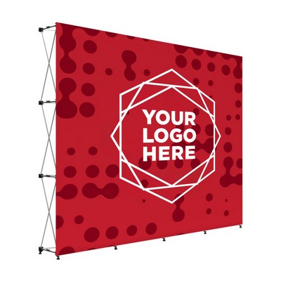 8' x 8' Pop-Up Fabric Backdrop - FR Heavy Knit Dye Sublimation Print