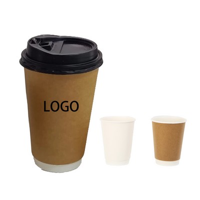 16oz Paper Coffee Cups With Lid