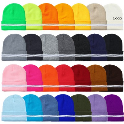 Unisex Adult Reflective Winter Hat
