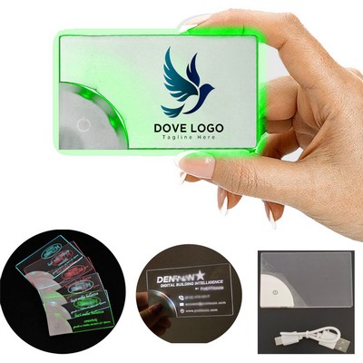 Business Card Led Printing Holder