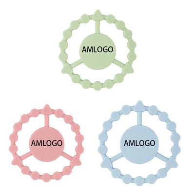Infant-Safe Silicone Teething Toy Soothing Gums