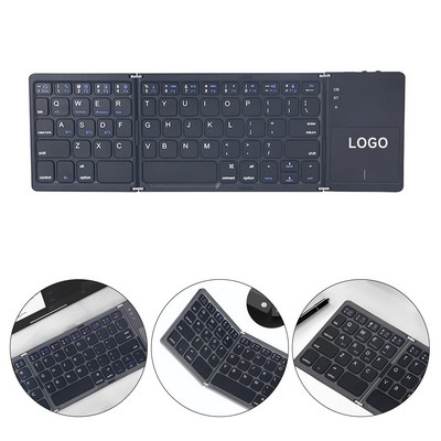 Foldable Bluetooth Keyboard W/Touchpad