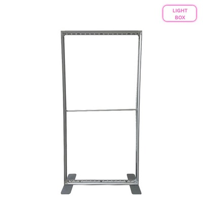 Hardware only for Backlit LED Light Box SEG Floor Display Banner Kit, (40"x80")